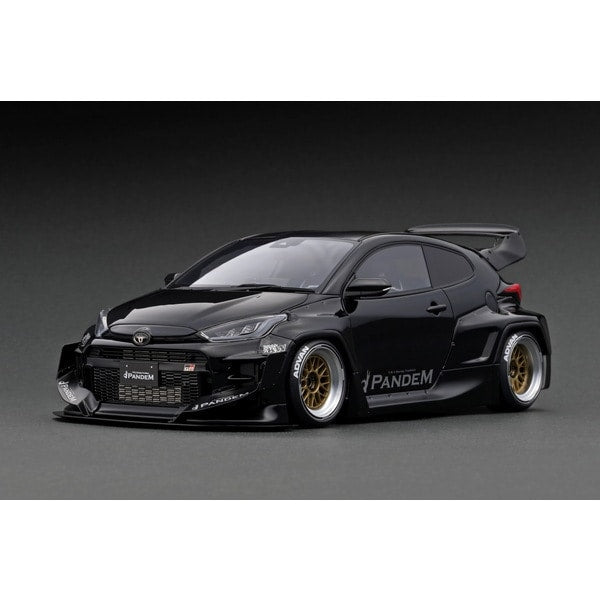 Cargue la imagen en el visor de la galería, Modelo de encendido IG2901 1/18 PANDEM GR Yaris 4BA Negro [Resin Cast]
