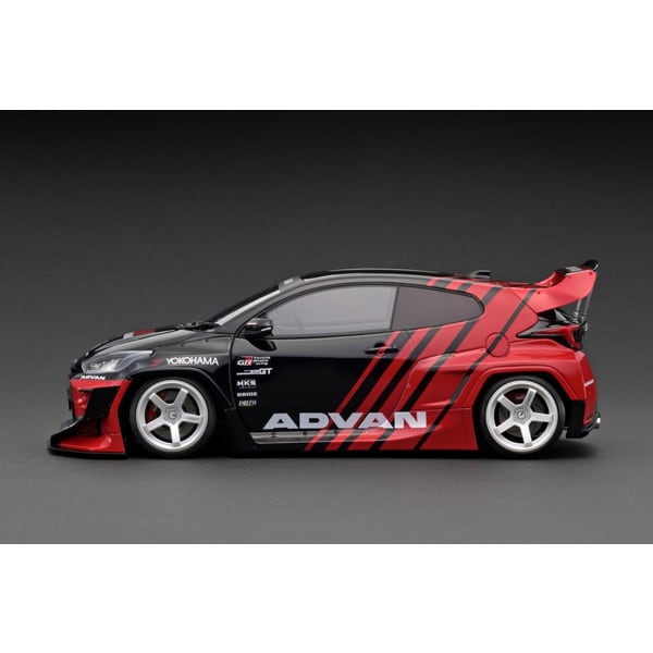 Load image into Gallery viewer, Ignition model IG2905 1/18 PANDEM GR YARIS 4BA Black/Red [Resin Cast]
