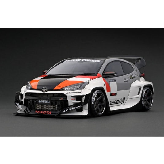 Modelo de encendido IG2907 1/18 PANDEM GR YARIS 4BA Blanco [Resin Cast]