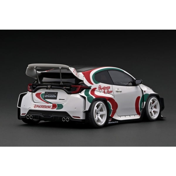 Laden Sie das Bild in Galerie -Viewer, Pre-order Ignition model IG2908 1/18 PANDEM GR YARIS 4BA White [Resin Cast]
