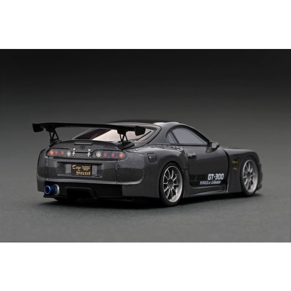 Laden Sie das Bild in Galerie -Viewer, Ignition model IG2951 1/43 TOP SECRET GT300 Supra JZA80 Gun Metallic [Resin Cast]
