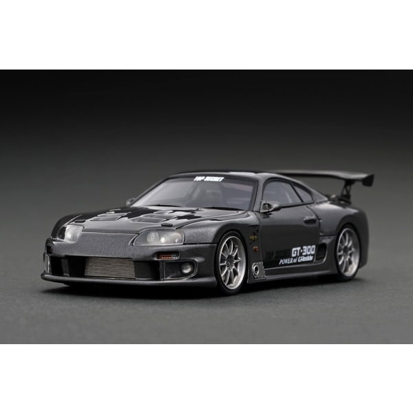 Laden Sie das Bild in Galerie -Viewer, Ignition model IG2951 1/43 TOP SECRET GT300 Supra JZA80 Gun Metallic [Resin Cast]
