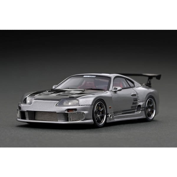 Cargue la imagen en el visor de la galería, Modelo de encendido IG2952 1/43 TOP SECRET GT300 Supra JZA80 Plata [Resin Cast]
