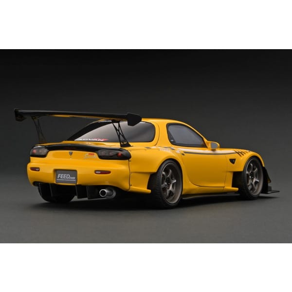 Carica immagine in Galleria Viewer, Pre-order Ignition model IG2964 1/18 FEED Afflux GT3 FD3S Yellow [Resin Cast]
