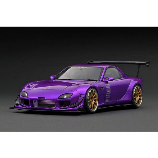 Pre-order Ignition model IG2965 1/18 FEED Afflux GT3 FD3S Purple Metallic [Resin Cast]