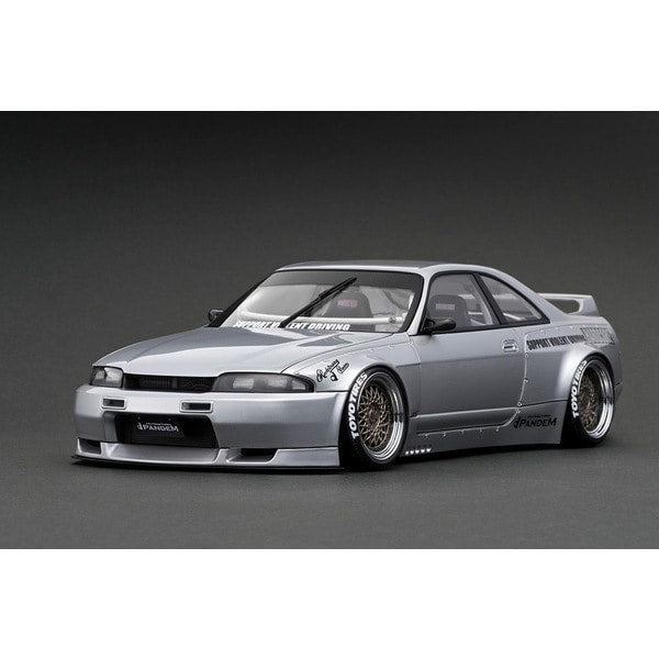 Load image into Gallery viewer, Ignition model IG3031 1/18 PANDEM GT-R BCNR33 Silver with Engine [Resin Cast]
