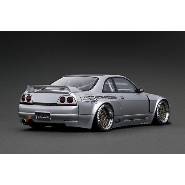 Load image into Gallery viewer, Ignition model IG3031 1/18 PANDEM GT-R BCNR33 Silver with Engine [Resin Cast]
