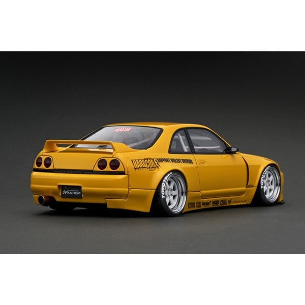 Load image into Gallery viewer, Ignition model IG3033 1/18 PANDEM GT-R BCNR33 Yellow [Resin Cast]
