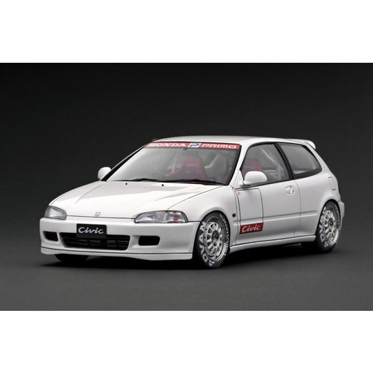 Reserva modelo de encendido IG3040 1/18 Honda Civic EG6 Blanco [Resin Cast]