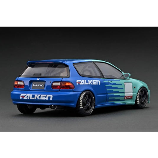 Reserva el modelo de encendido IG3049 1/18 Honda Civic EG6 Azul [Resin Cast]