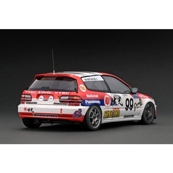 Cargue la imagen en el visor de la galería, Modelo de encendido IG3051 1/18 IDEMITSU MOTION Mugen CIVIC #99 1994 Macau Cup Race [Resin Cast]
