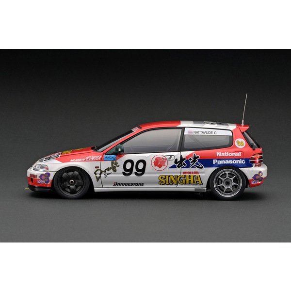 Cargue la imagen en el visor de la galería, Modelo de encendido IG3051 1/18 IDEMITSU MOTION Mugen CIVIC #99 1994 Macau Cup Race [Resin Cast]
