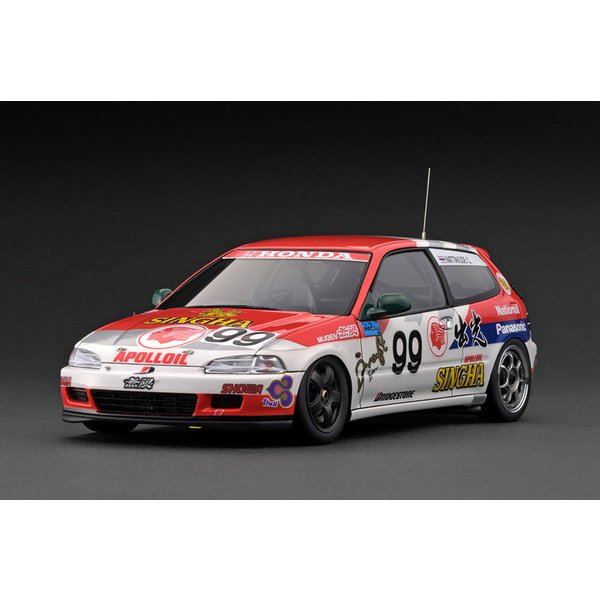 Cargue la imagen en el visor de la galería, Modelo de encendido IG3051 1/18 IDEMITSU MOTION Mugen CIVIC #99 1994 Macau Cup Race [Resin Cast]
