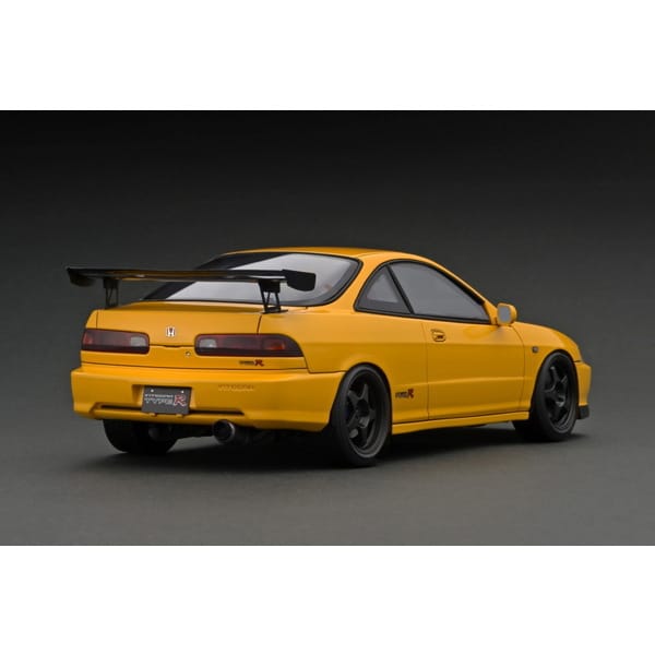 Laden Sie das Bild in Galerie -Viewer, Ignition model IG3059 1/18 Honda Integra DC2 TYPE R Yellow [Resin Cast]
