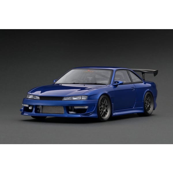 Cargue la imagen en el visor de la galería, Modelo de encendido IG3085 1/18 VERTEX S14 Silvia Azul Metálico [Resin Cast]
