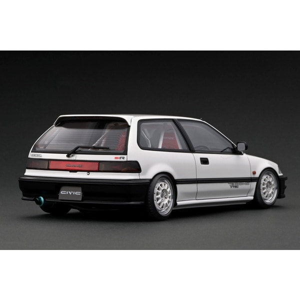 Cargue la imagen en el visor de la galería, Reserva modelo de encendido IG3126 1/18 Honda CIVIC EF9 SiR White [Resin Cast]
