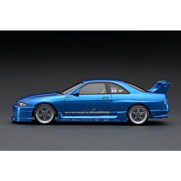 Chargez l&#39;image dans la visionneuse de la galerie, Précommande Allumage modèle IG3128 1/18 GReddy GT-R BCNR33 Bleu Métallisé [Résine Coulée]
