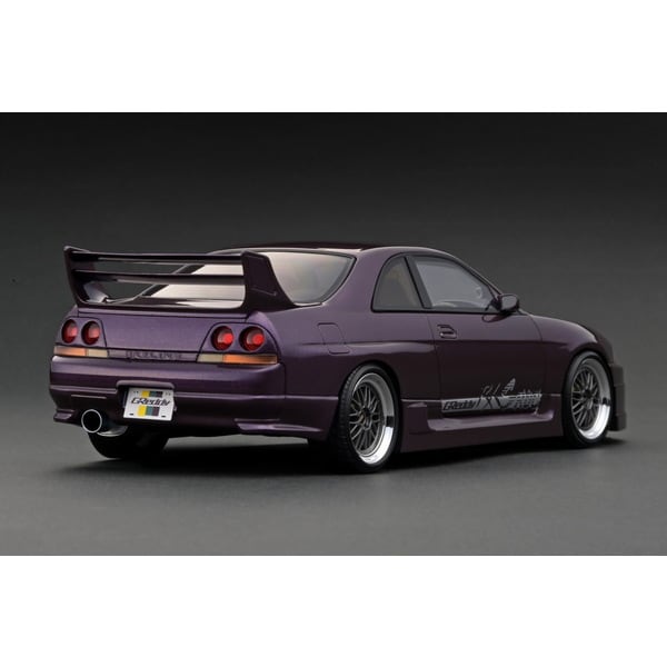 Cargue la imagen en el visor de la galería, Reserva el modelo de encendido IG3130 1/18 GReddy GT-R BCNR33 Midnight Purple [Resin Cast]
