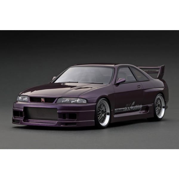 Pre-order Ignition model IG3130 1/18 GReddy GT-R BCNR33 Midnight Purple [Resin Cast]