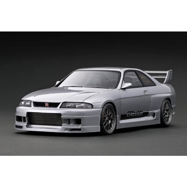 Cargue la imagen en el visor de la galería, Reserva el modelo de encendido IG3131 1/18 GReddy GT-R BCNR33 Plata [Resin Cast]
