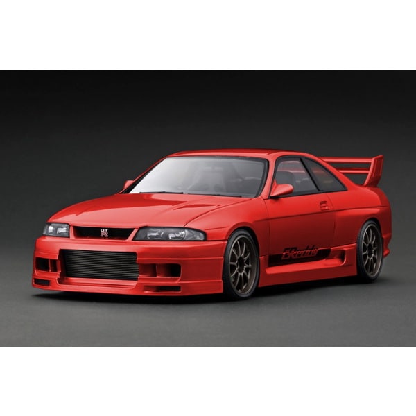 Carica immagine in Galleria Viewer, Ignition model IG3132 1/18 GReddy GT-R BCNR33 Red Metallic [Resin Cast]
