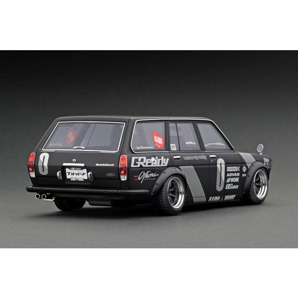 Cargue la imagen en el visor de la galería, Modelo de encendido IG3150 1/18 Datsun Bluebird 510 Wagon Matte Black [Resin Cast]
