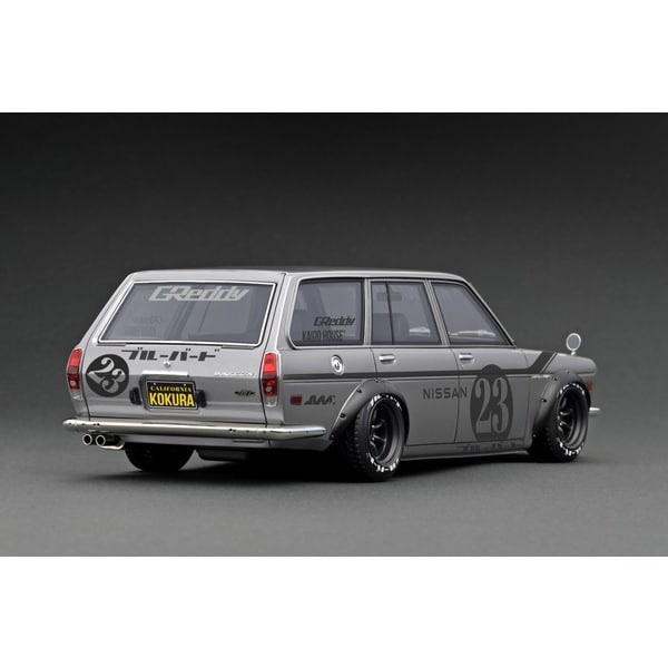 Cargue la imagen en el visor de la galería, Modelo de encendido IG3151 1/18 Datsun Bluebird 510 Wagon Silver [Resin Cast]
