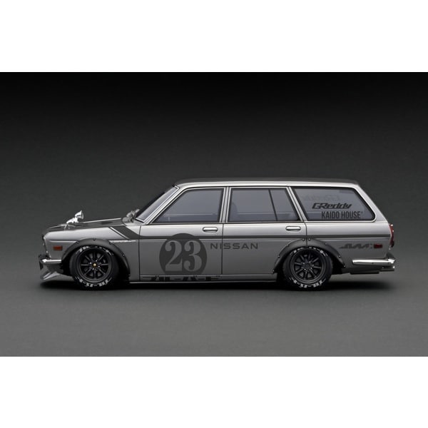 Cargue la imagen en el visor de la galería, Modelo de encendido IG3151 1/18 Datsun Bluebird 510 Wagon Silver [Resin Cast]
