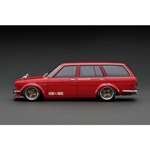 Cargue la imagen en el visor de la galería, Modelo de encendido IG3152 1/18 Datsun Bluebird 510 Wagon Red [Resin Cast]
