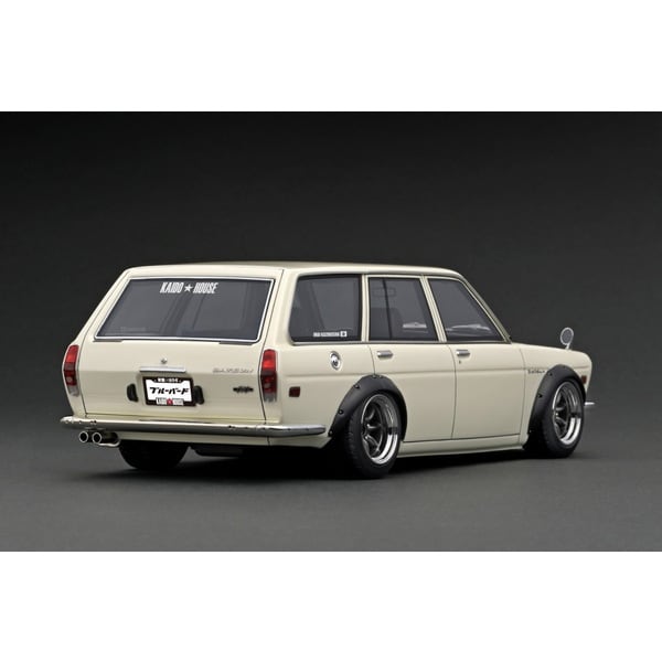 Cargue la imagen en el visor de la galería, Modelo de encendido IG3153 1/18 Datsun Bluebird 510 Wagon White [Resin Cast]
