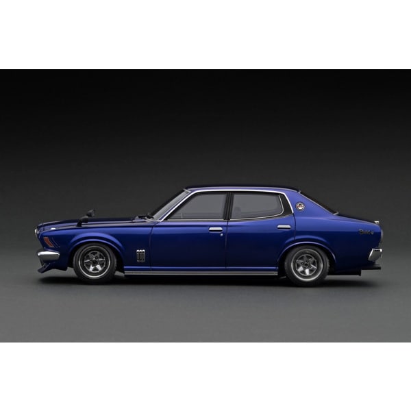 Cargue la imagen en el visor de la galería, Reserva modelo de encendido IG3173 1/18 Nissan Bluebird U 2000GTX G610 Azul Metálico [Resin Cast]
