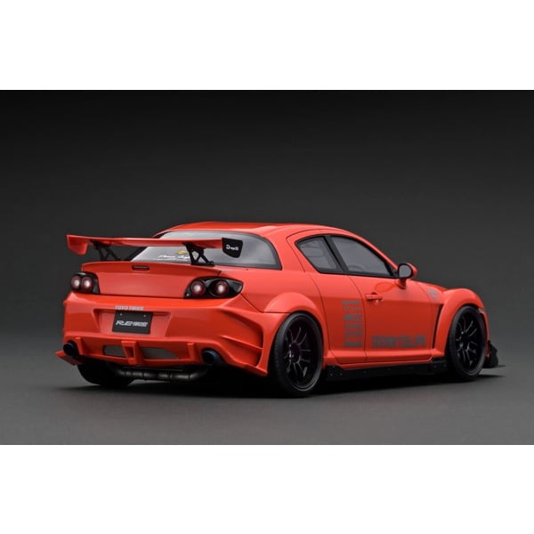 Laden Sie das Bild in Galerie -Viewer, Pre-order Ignition model IG3176 1/18 Mazda RX-8 SE3P RE Amemiya Orange [Resin Cast]
