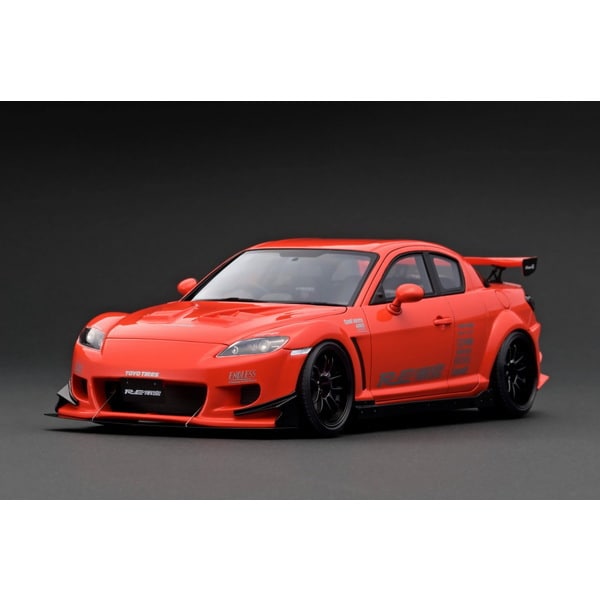 Chargez l&#39;image dans la visionneuse de la galerie, Précommande Allumage modèle IG3176 1/18 Mazda RX-8 SE3P RE Amemiya Orange [Resin Cast]
