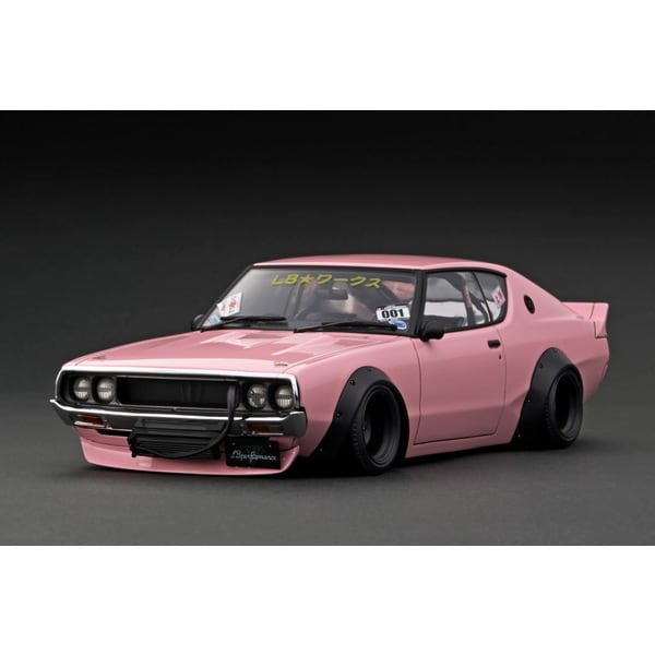 Pre-order Ignition model IG3214 1/18 LB Works Kenmeri 2Dr Pink [Resin Cast]