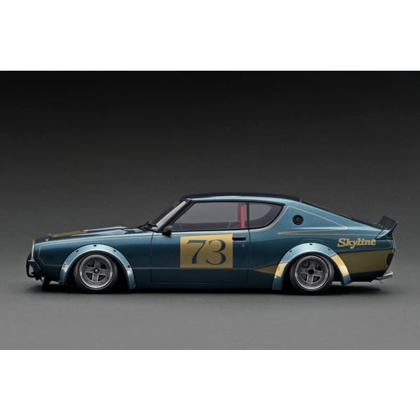 Laden Sie das Bild in Galerie -Viewer, Pre-order Ignition model IG3216 1/18 LB Works Kenmeri 2Dr Green Metallic [Resin Cast]
