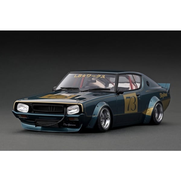 Load image into Gallery viewer, Pre-order Ignition model IG3216 1/18 LB Works Kenmeri 2Dr Green Metallic [Resin Cast]
