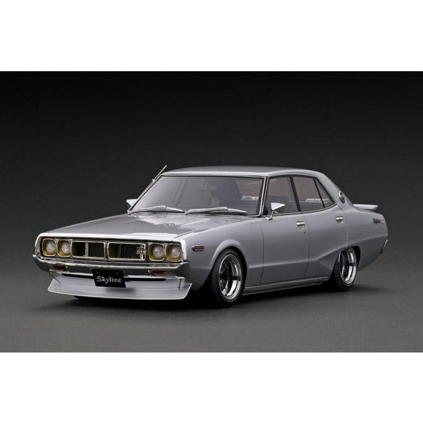 Précommande Modèle d'allumage IG3271 1/18 Nissan Skyline 2000 GT-X GC110 Argent [Résine moulée]