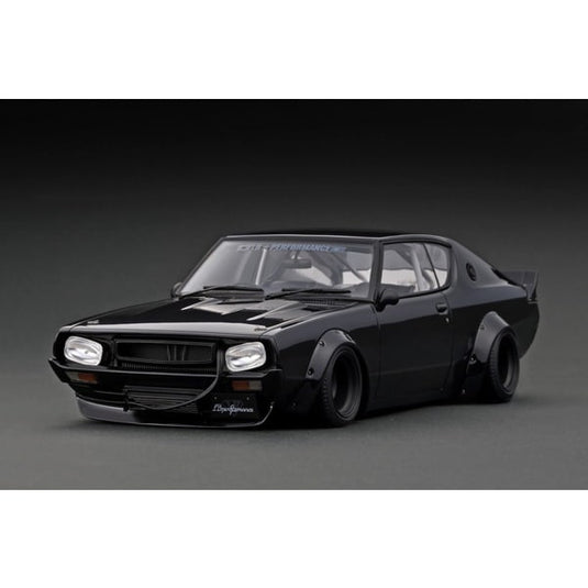 Pre-order Ignition model IG3273 1/18 LB Works Kenmeri 2Dr Black [Resin Cast]