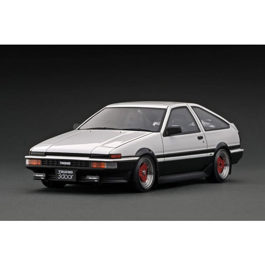 Reserva el modelo de encendido IG3283 1/18 Toyota Sprinter Trueno 3Dr GT Apex AE86 Rueda AD blanca/negra [Resin Cast]