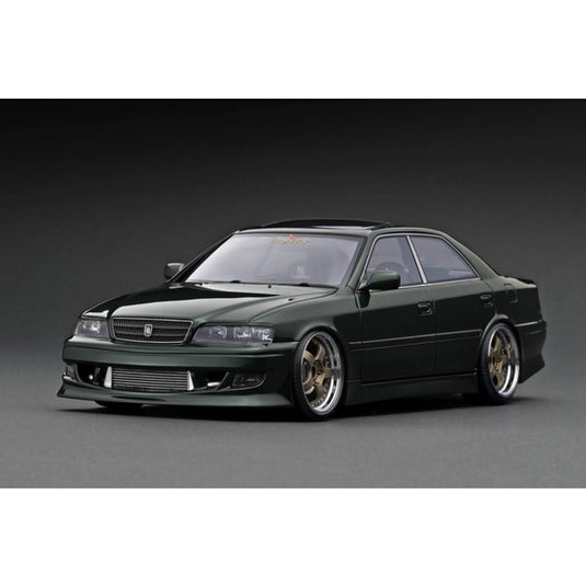 Pre-order Ignition model IG3315 1/18 VERTEX JZX100 Chaser Green Metallic [Resin Cast]