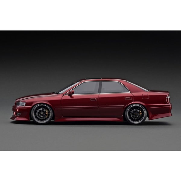 Laden Sie das Bild in Galerie -Viewer, Pre-order Ignition model IG3316 1/18 VERTEX JZX100 Chaser Red Metallic [Resin Cast]
