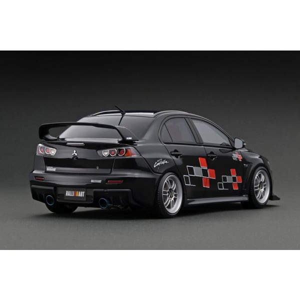 Chargez l&#39;image dans la visionneuse de la galerie, Précommande Allumage modèle IG3435 1/18 Mitsubishi Lancer Evolution X CZ4A Noir Métallisé [Résine Coulée]
