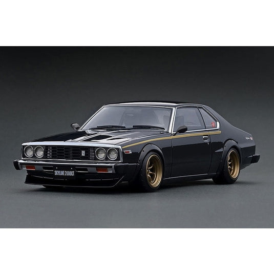 Pre-order Ignition model IG3466 1/18 Nissan Skyline 2000 GT-ES C210 Black [Resin Cast]