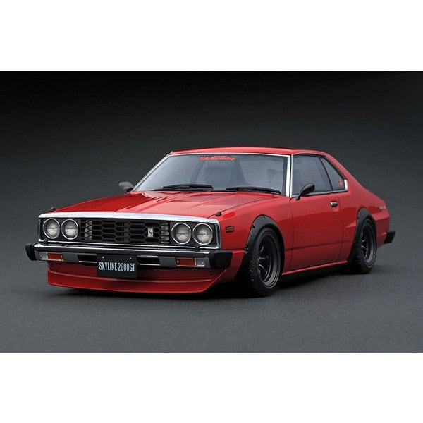 Précommande Allumage modèle IG3467 1/18 Nissan Skyline 2000 GT-ES C210 Rouge [Resin Cast]