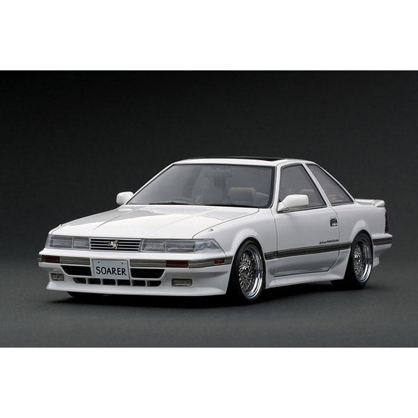 Cargue la imagen en el visor de la galería, Reserva modelo de encendido IG3480 1/18 Toyota Soarer Z20 2.0GT-TWIN TURBO L Blanco [Resin Cast]
