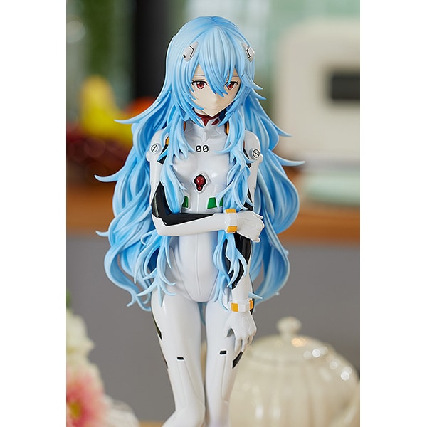 Load image into Gallery viewer, Good Smile Company POP UP PARADE XL size Neon Genesis Evangelion Rei Ayanami Long Hair Ver. [Painted Finished Figure, Height Approx. 380mm, Non-scale]
