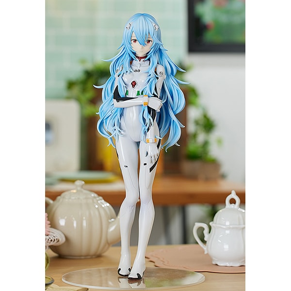 Load image into Gallery viewer, Good Smile Company POP UP PARADE XL size Neon Genesis Evangelion Rei Ayanami Long Hair Ver. [Painted Finished Figure, Height Approx. 380mm, Non-scale]
