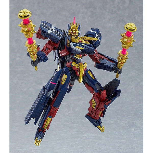 Laden Sie das Bild in Galerie -Viewer, Good Smile Company MODEROID Shinkansen Transformation Robot Shinkalion Black Shinkalion Ogre [Assembly Plastic Model, Height Approx. 135mm, Non-scale]
