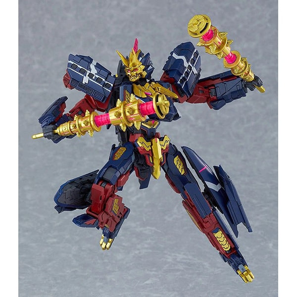 Cargue la imagen en el visor de la galería, Good Smile Company MODEROID Shinkansen Transformation Robot Shinkalion Black Shinkalion Ogre [Assembly Plastic Model, Height Approx. 135mm, Non-scale]
