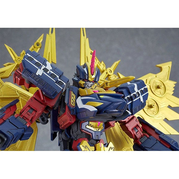 Laden Sie das Bild in Galerie -Viewer, Good Smile Company MODEROID Shinkansen Transformation Robot Shinkalion Black Shinkalion Ogre [Assembly Plastic Model, Height Approx. 135mm, Non-scale]
